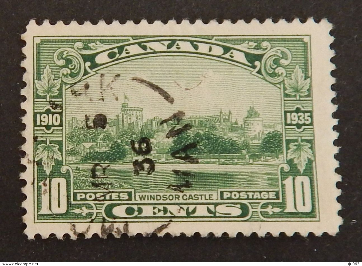 CANADA YT 177 OBLITERE " CHATEAU DE WINDSOR" ANNÉE 1935 - Usati