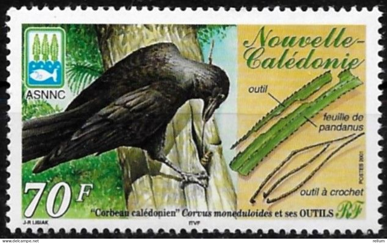 Nouvelle Calédonie 2001 - Yvert Et Tellier Nr. 843 - Michel Nr. 1237 ** - Unused Stamps