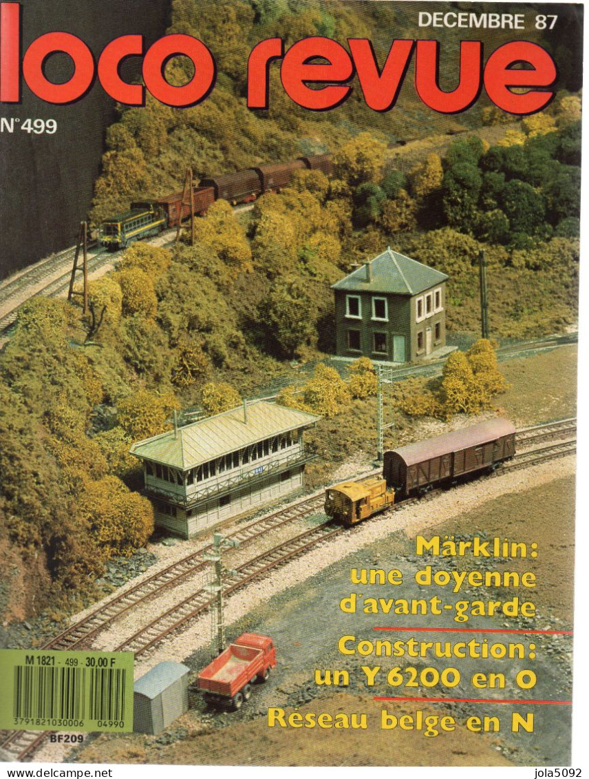 LOCO REVUE N° 499 - Décembre 1987 - Bahnwesen & Tramways