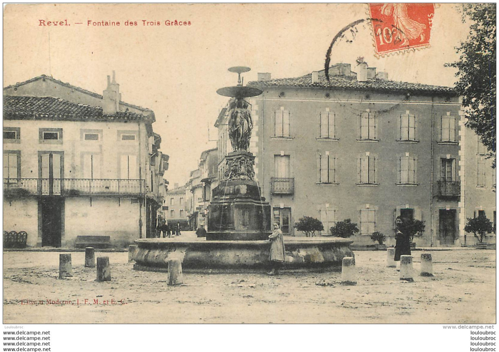 REVEL FONTAINE DES TROIS GRACES - Revel