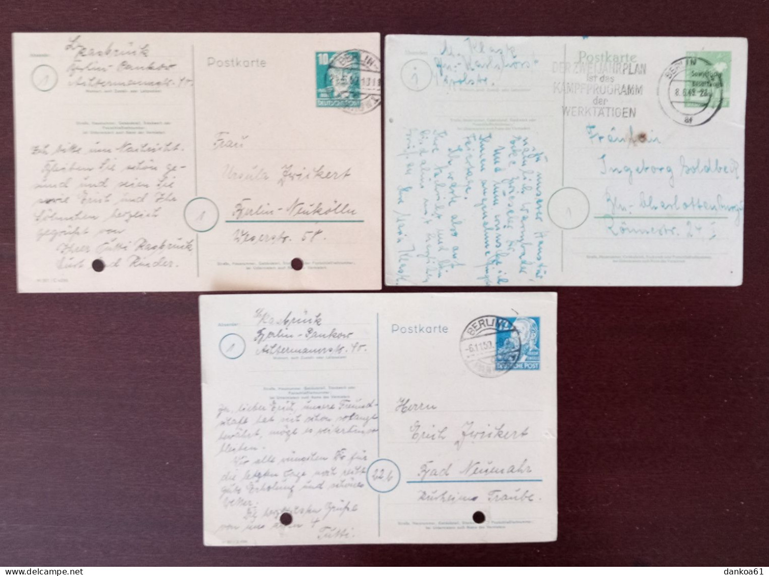 SBZ  Ganzsachen 1949/50 - Postal  Stationery