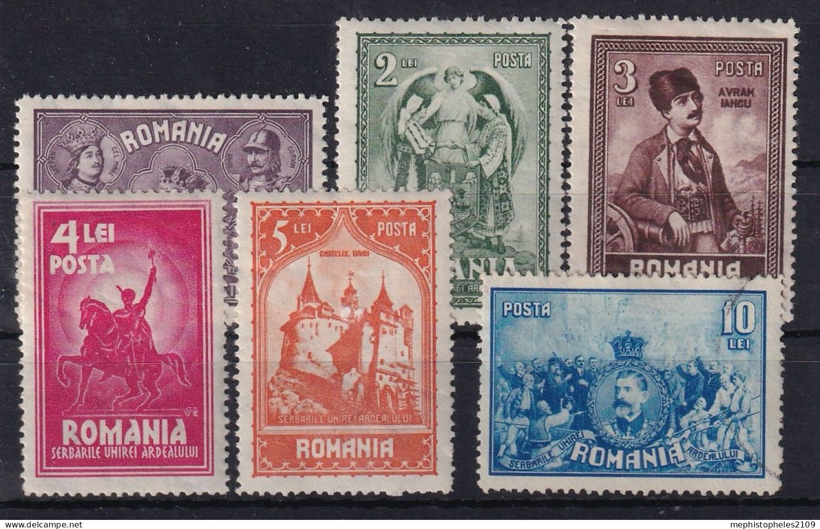 ROMANIA 1931 - MLH - Sc# 347-352 - Nuovi
