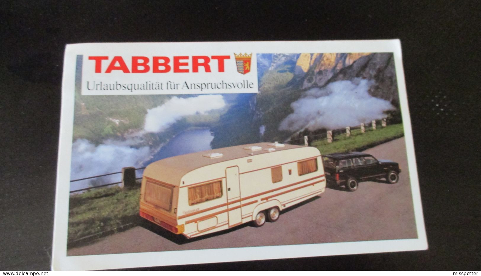 Autocollant Original Vintage Caravane Tabbert 14,5 Cm / 9,5 Cm - Pegatinas