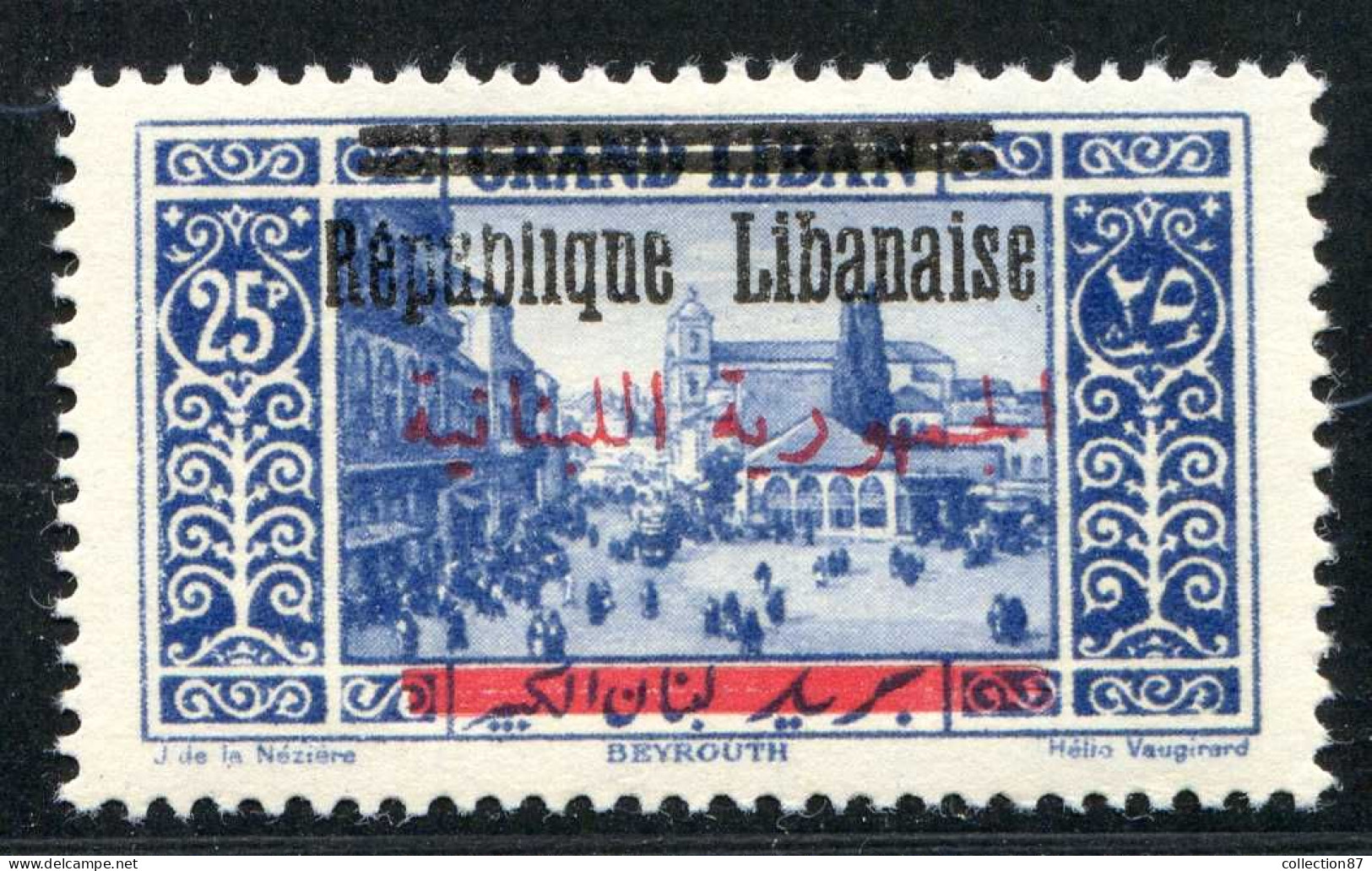 REF 089 > GRAND LIBAN < N° 110 * < Neuf Ch Dos Visible - MH * - Neufs