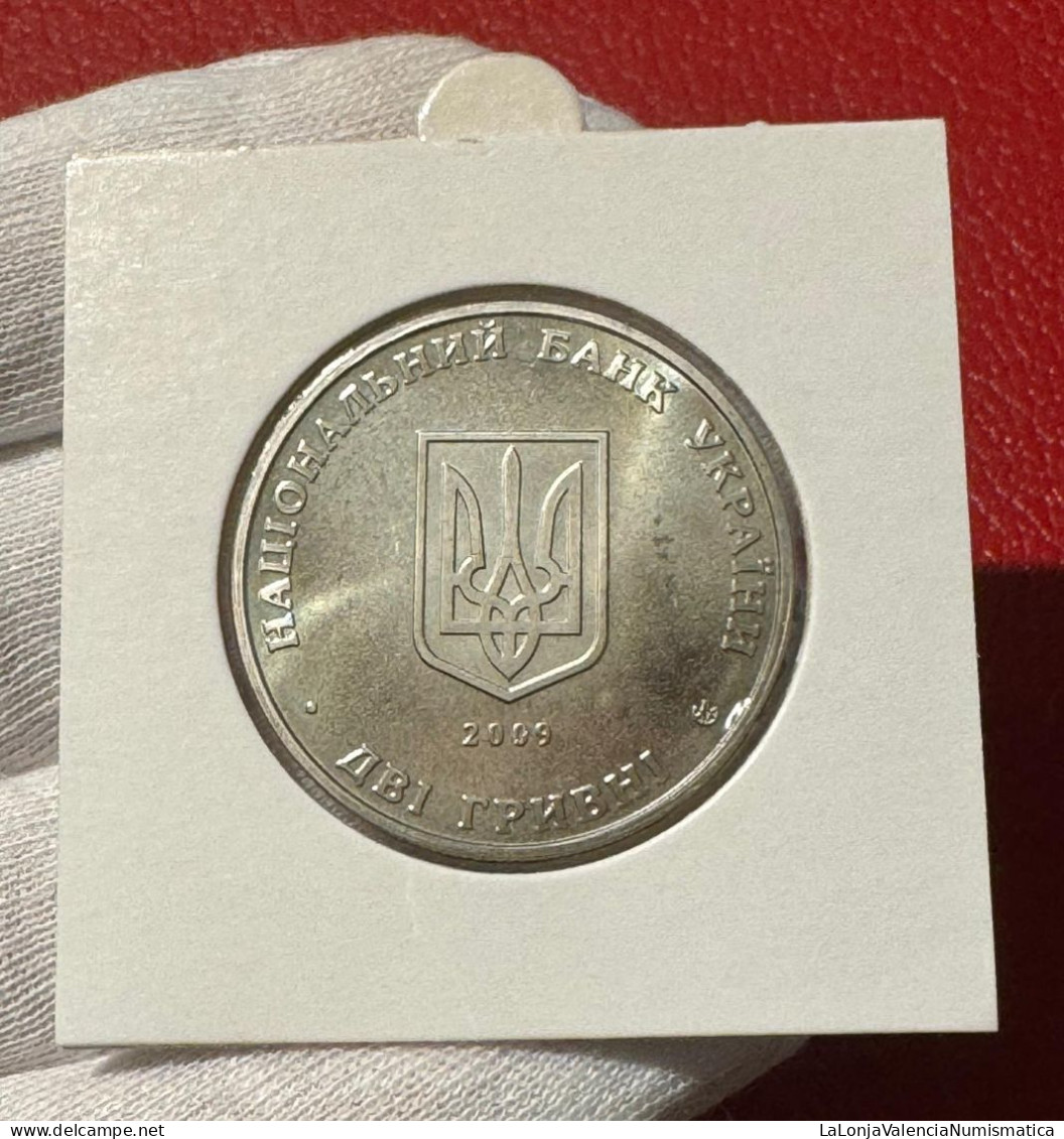 Ucrania Ukraine 2 Hryven Kost’ Levytskyi 2009 Km 542 Sc Unc - Ukraine