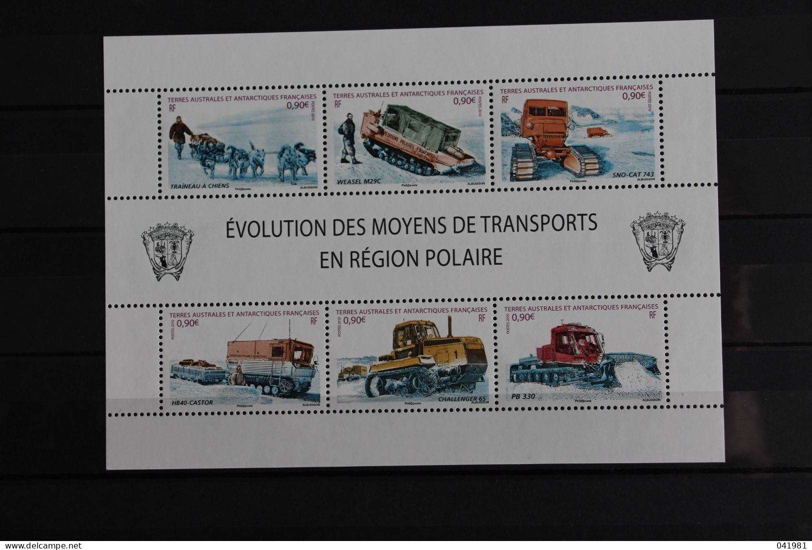 TAAF - Timbres N° 560-565 Du BF " Evolution Des Moyens De Transports En Région Polaire " - NEUF** - Nuovi