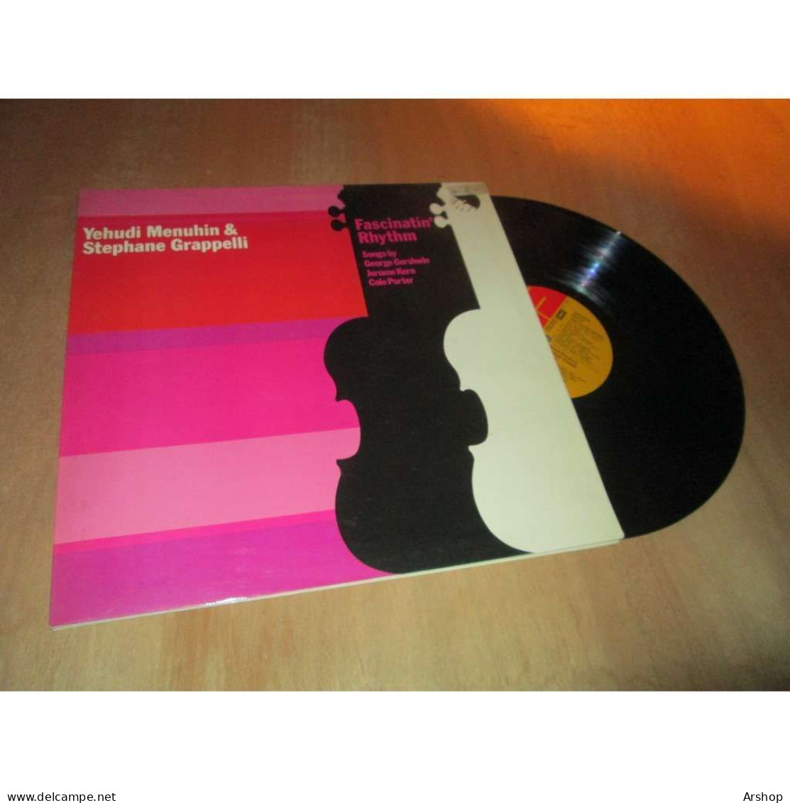YEHUDI MENUHIN & STEPHANE GRAPPELLI Fascinatin' Rhythm EMI EMD 5523 UK Lp 1975 - Jazz