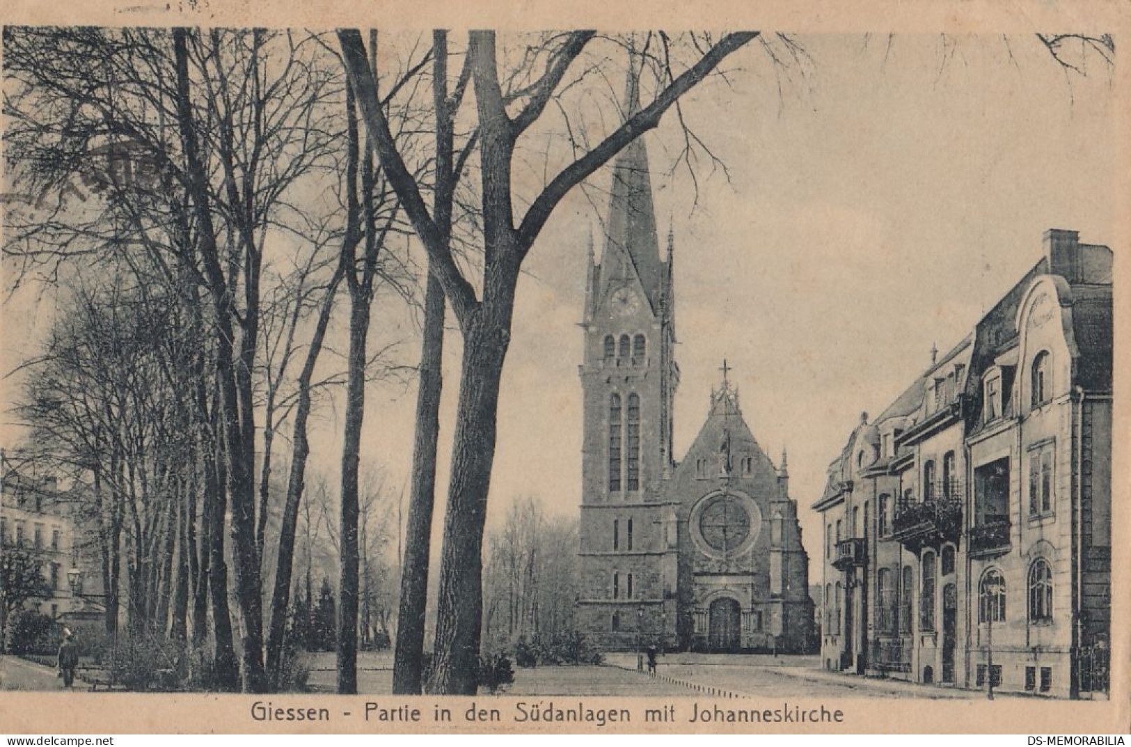 Giessen - Partie In Den Sudanlagen Mit Johanneskirche , Stengel & Co 54079 - Giessen