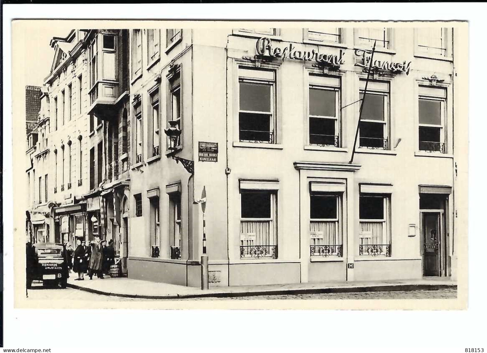 BRUXELLES  RESTAURANT-TRAITEUR FRANCOIS - Cafés, Hoteles, Restaurantes