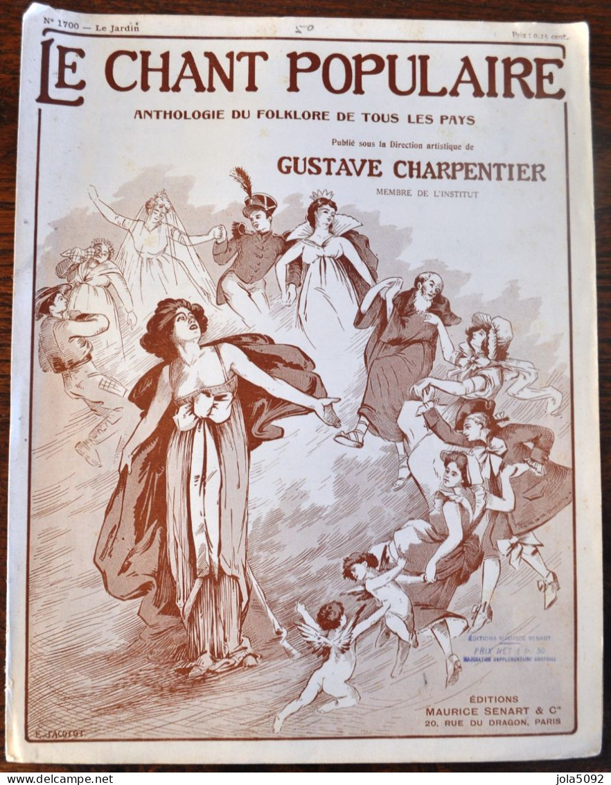 PARTITION - Le CHANT POPULAIRE - DANEMARK - Anthologie Du Folklore De Tous Les Pays N°1700 - Partitions Musicales Anciennes