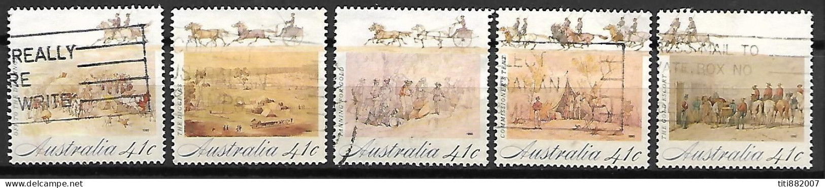 AUSTRALIE   -  1990 .  Série Complète - Used Stamps