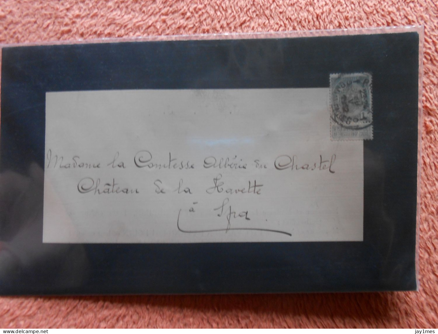 Bruxelles Ixelles Abbé Joseph Vanden Byang 1872-1912  Pour Comtesse Chäteau De La Havette à Spa - Décès