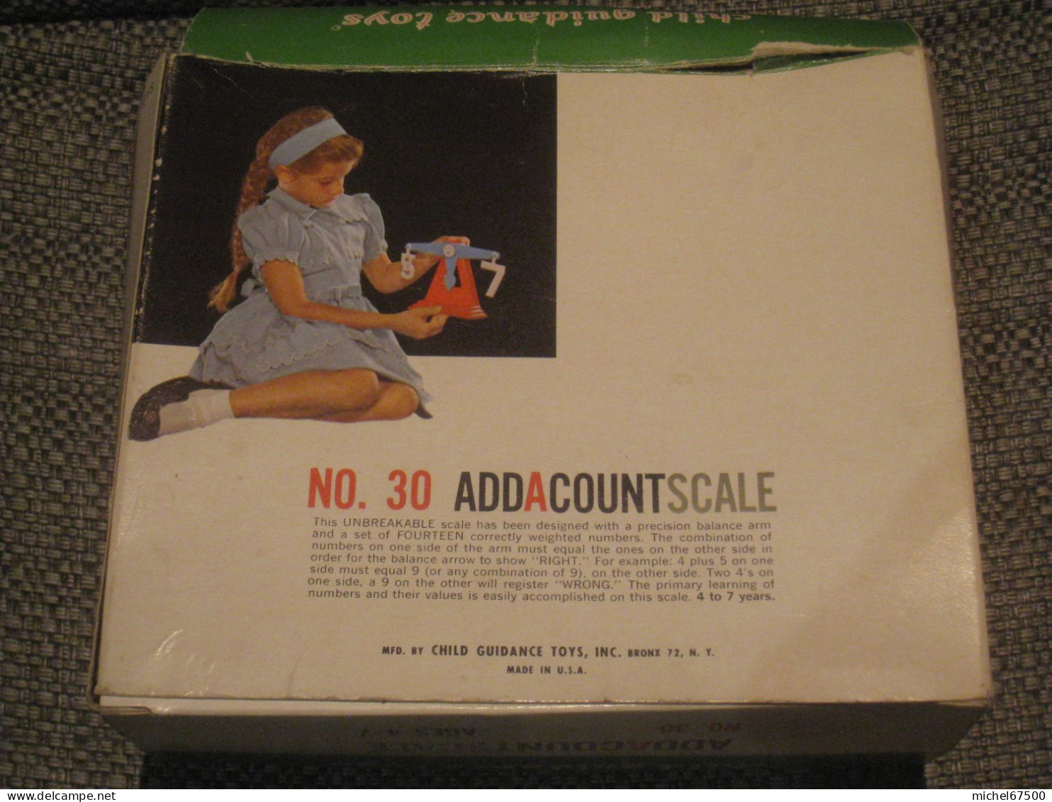 ADD A COUNT SCALE (Années 1950) - Jouets Anciens