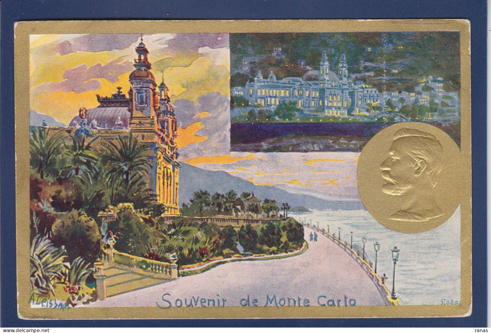CPA Monaco > Monte-Carlo Litho Non Circulée Gaufrée - Monte-Carlo