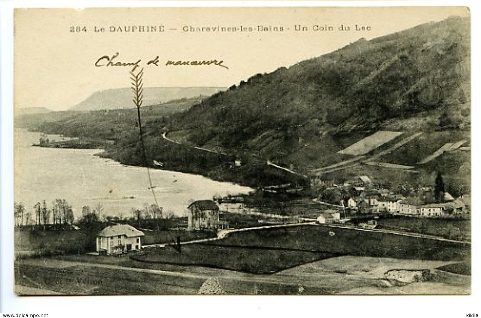 CPA 9 X 14  Isère  CHARAVINES-LES-BAINS Un Coin Du Lac - Charavines