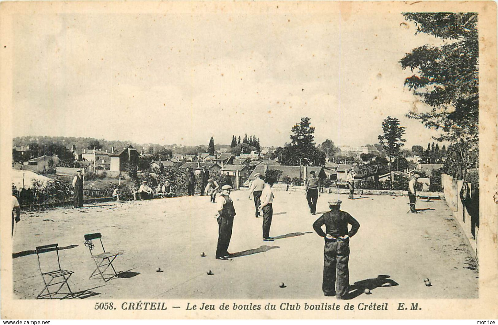 CRETEIL - Le Jeu De Boules Du Club Bouliste De Créteil. - Petanque