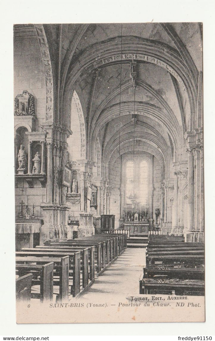 89 . SAINT BRIS LE VINEUX . POURTOUR DU CHOEUR - Saint Bris Le Vineux