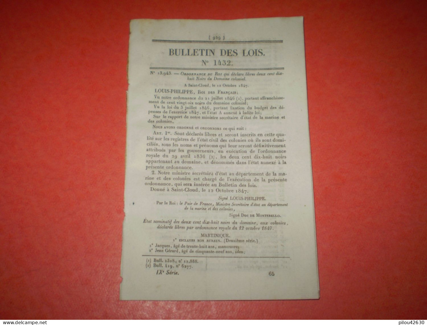 Manière Dont Sera Régie La Guadeloupe: Préfet Colonial, Justice... Bourse De Commerce Strasbourg,St Malo.. Droit Sur Bal - Decrees & Laws