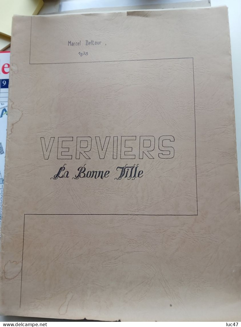 Verviers   Très Beaux Dessins De Marcel Deltour 1978 - - Europe