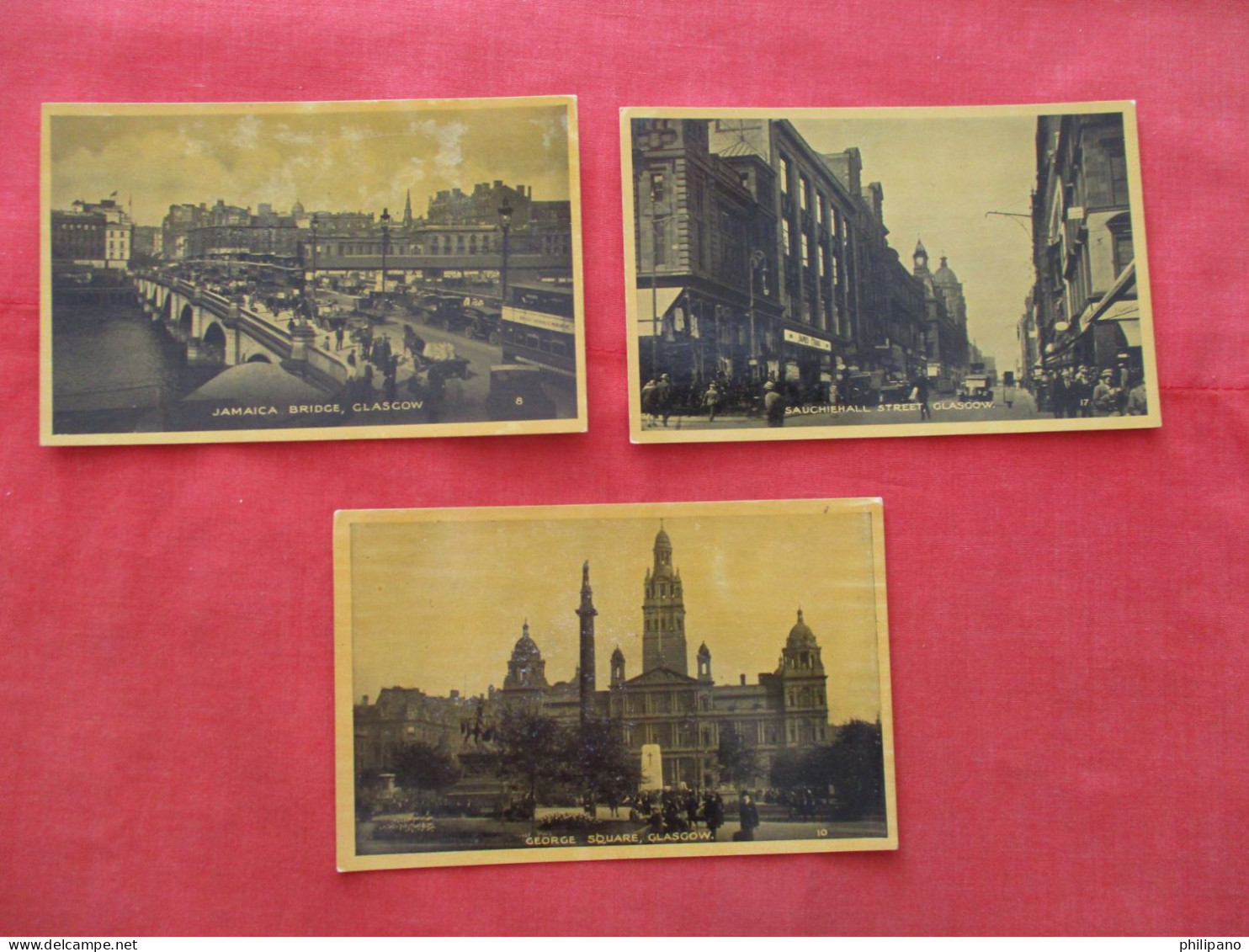 Lot Of 3 Cards.  Glasgow  Scotland > Lanarkshire / Glasgow V Ref 6369 - Lanarkshire / Glasgow