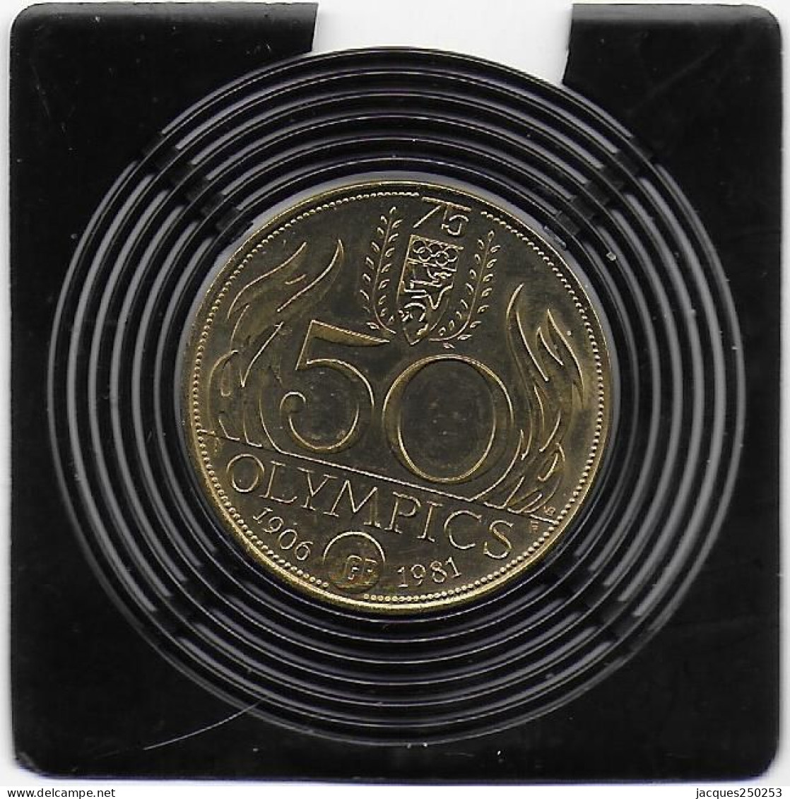 50 OLYMPICS 1906-1981 - Gemeentepenningen