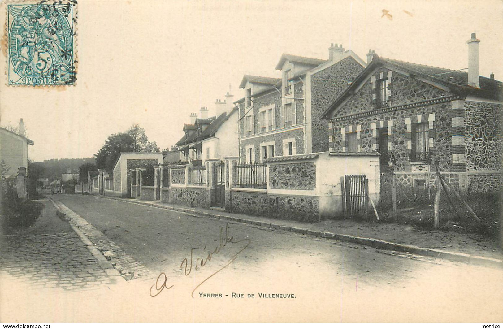 YERRES - Rue De Villeneuve. - Yerres