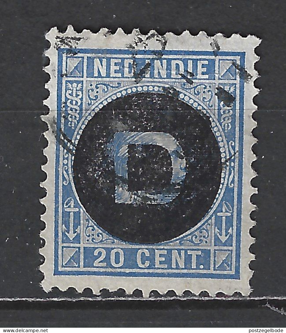 Nederlands Indie Dutch Indies Netherlands Indies D 4 Used ; Dienst Zegel, Service Stamp, Timbre Cour, Sello Oficio 1911 - Indonesia