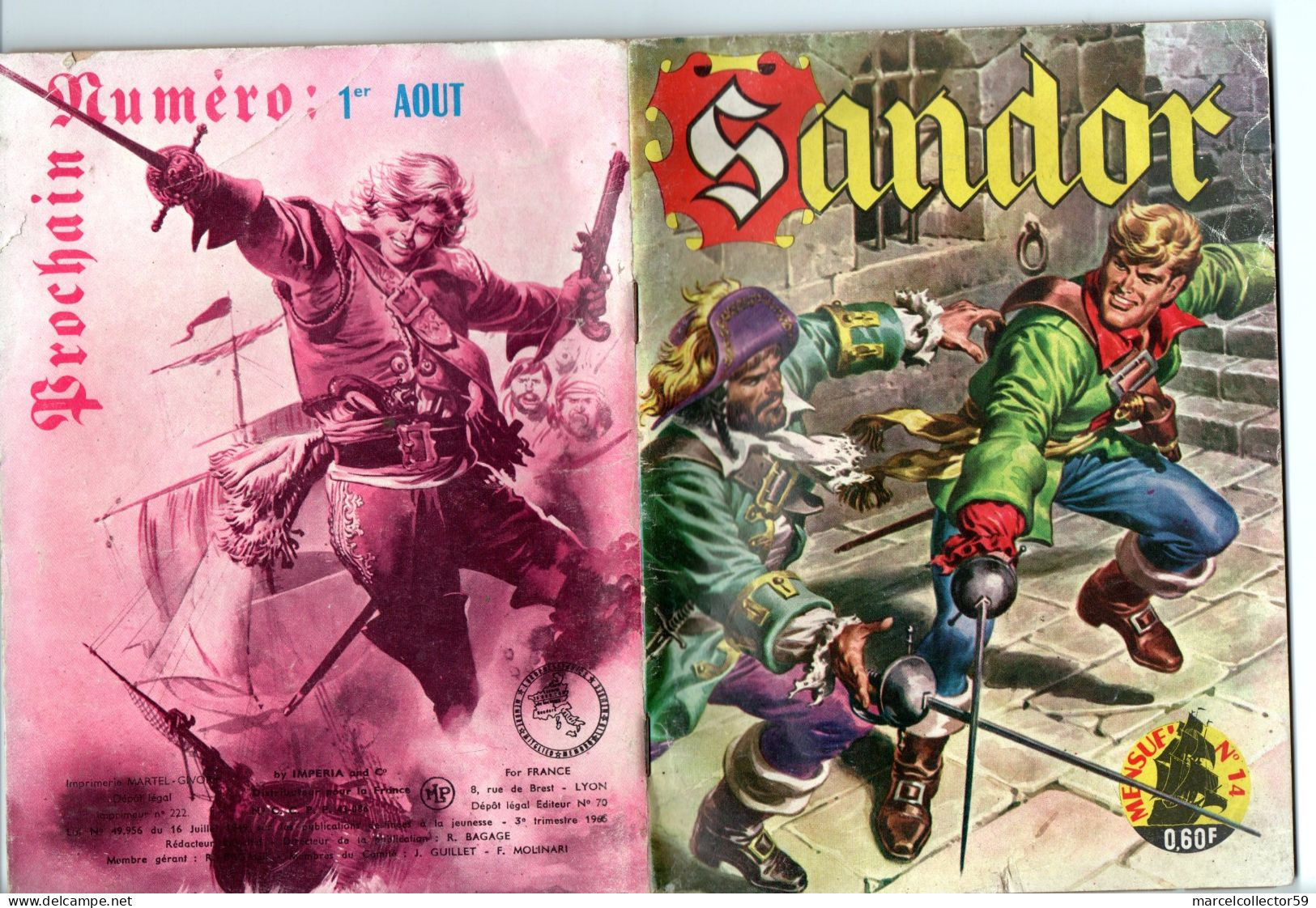 Sandor N°14 Année 1966 Be - Piccoli Formati