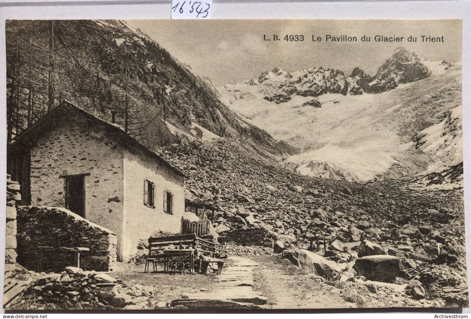 Le Pavillon - Bistrot - Restaurant - Du Glacier Du Trient (Valais) (16'543) - Trient