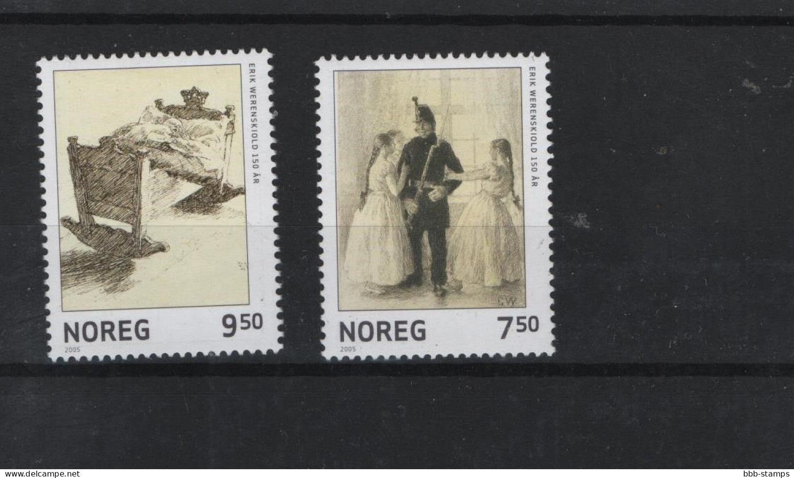 Norwegen Michel Cat.No.  Mnh/** 1520/1521 - Neufs