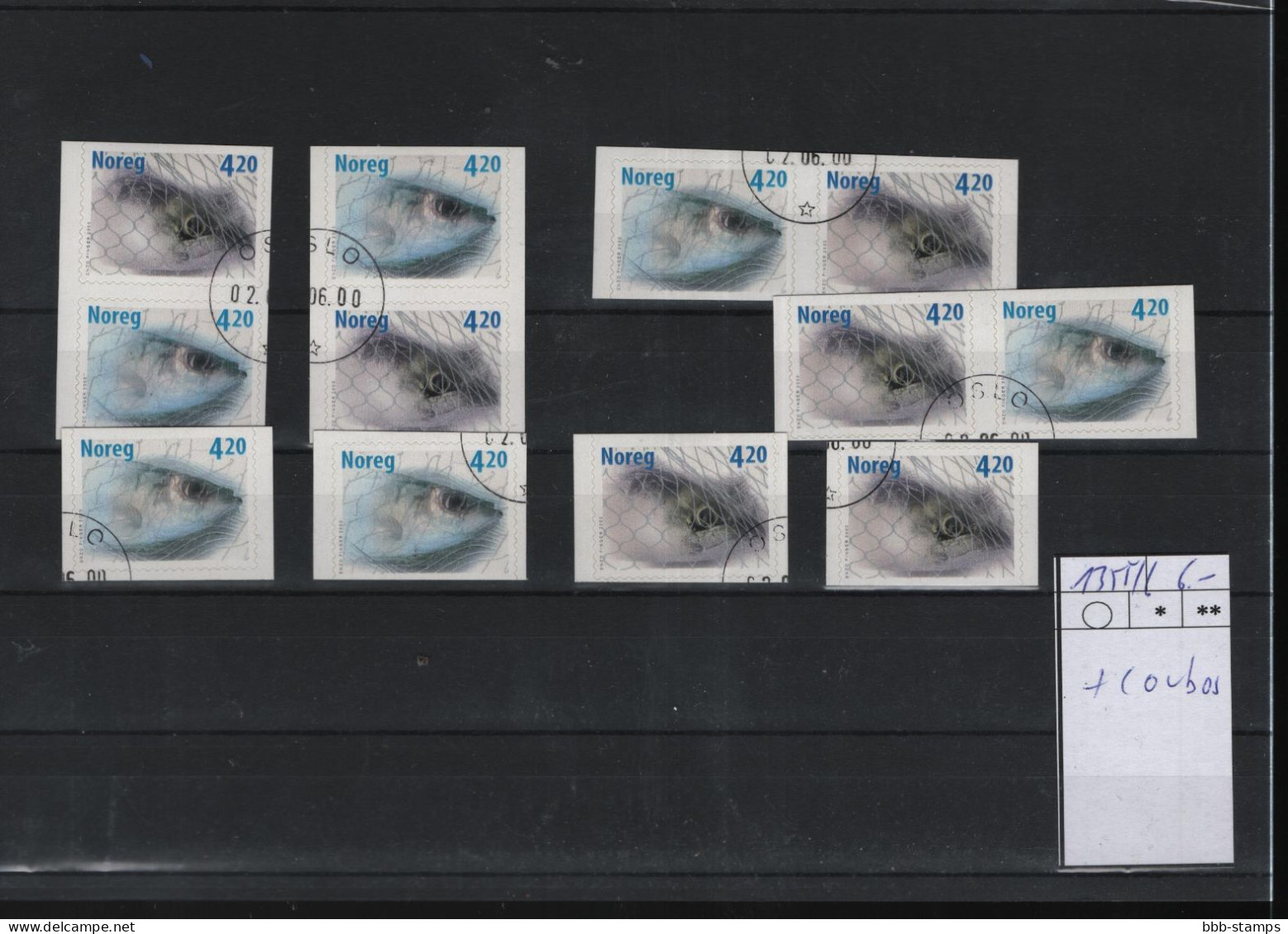 Norwegen Michel Cat.No.  Used 1355/1356 + Combos - Used Stamps