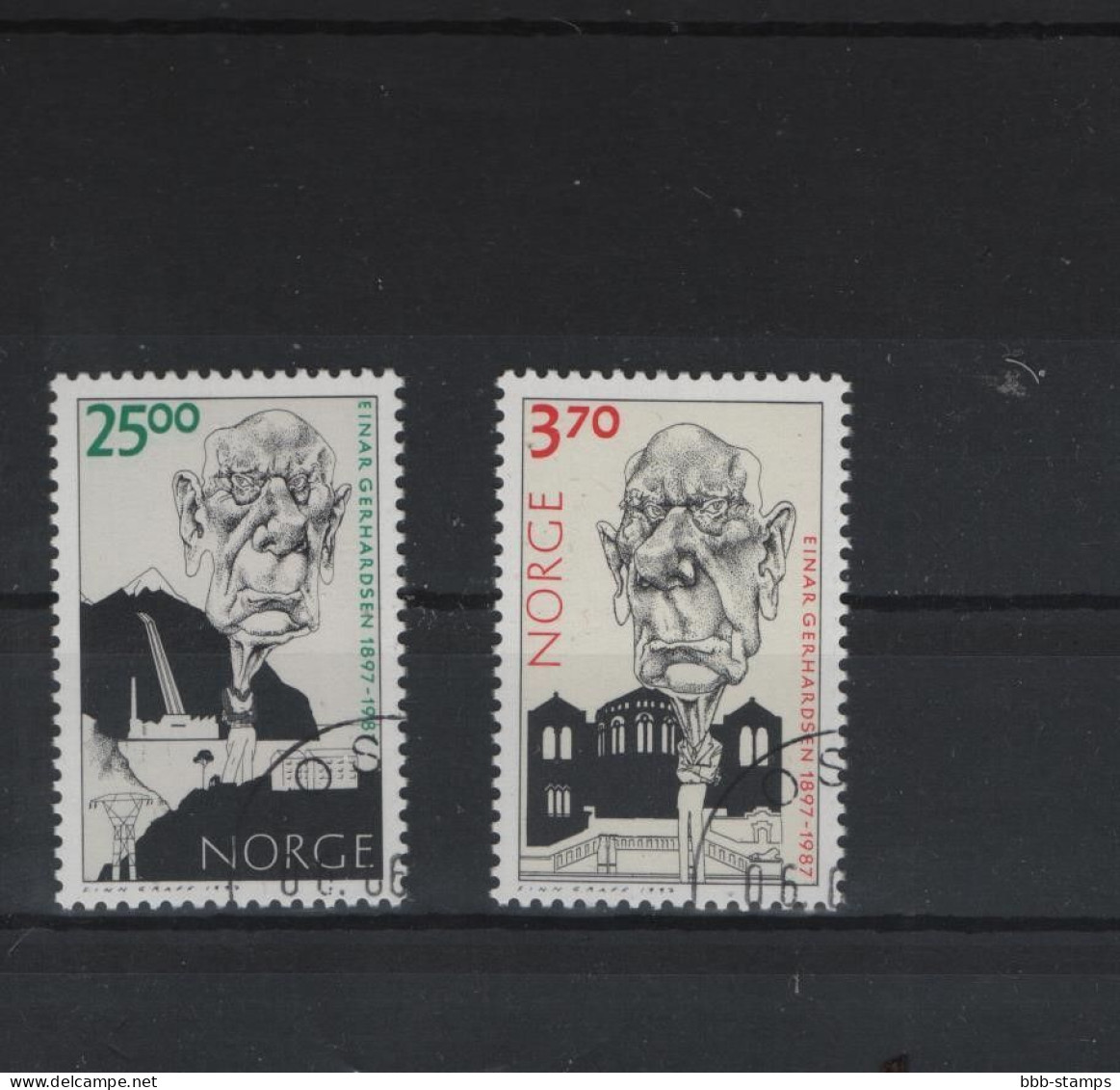 Norwegen Michel Cat.No.  Used 1259/1260 - Gebraucht