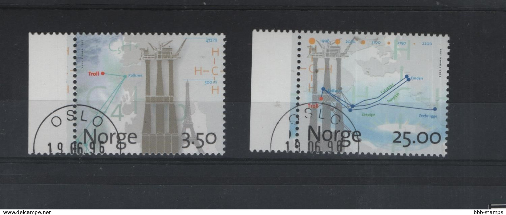 Norwegen Michel Cat.No.  Used 1211/1212 - Gebruikt