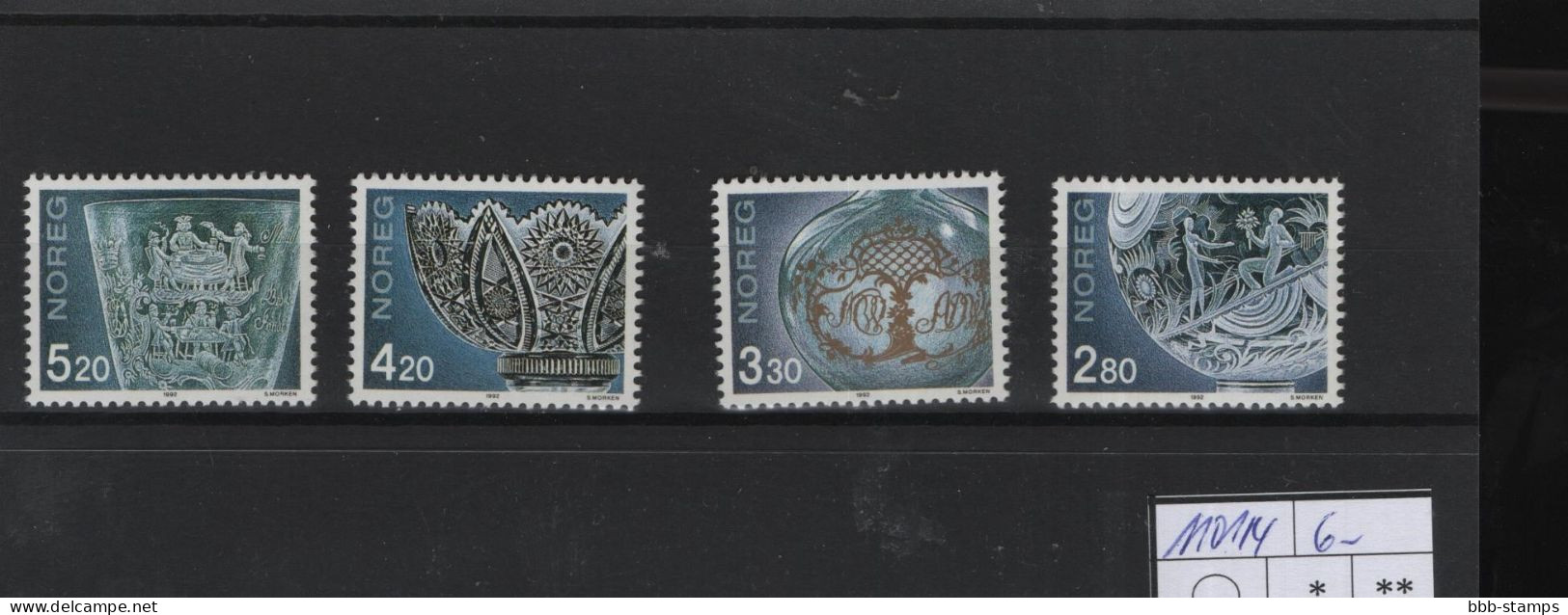 Norwegen Michel Cat.No.  Mnh/** 1101/1104 - Unused Stamps