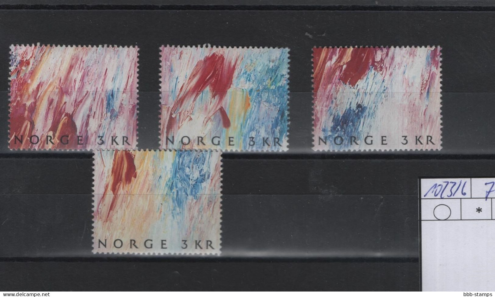 Norwegen Michel Cat.No.  Mnh/** 1023/1026 - Unused Stamps
