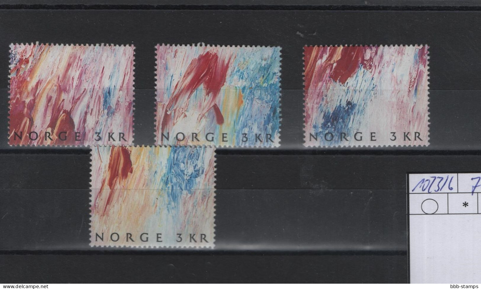 Norwegen Michel Cat.No.  Mnh/** 1023/1026 - Nuovi