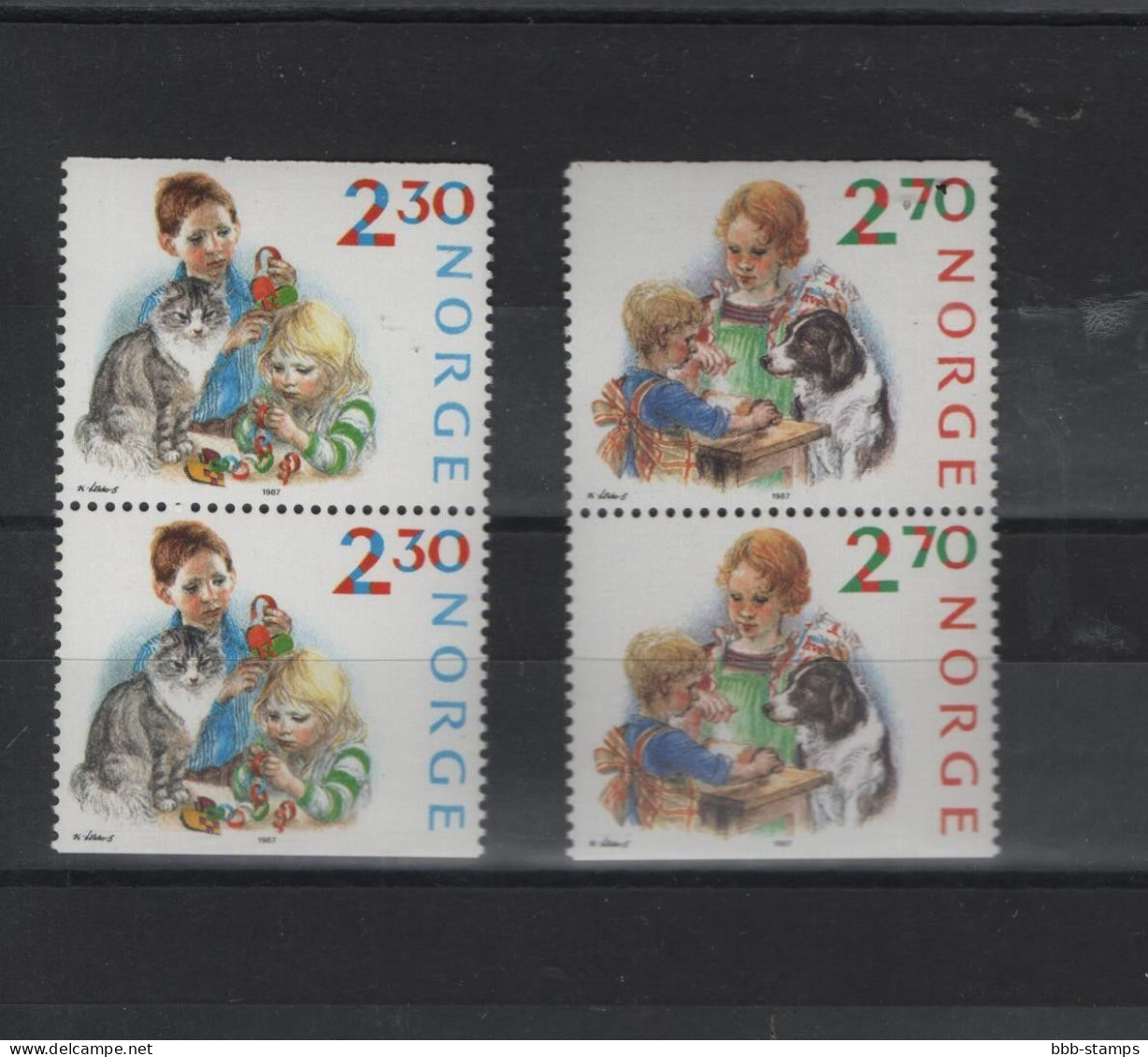 Norwegen Michel Cat.No. Mnh/** 984/985 D/D - Nuevos