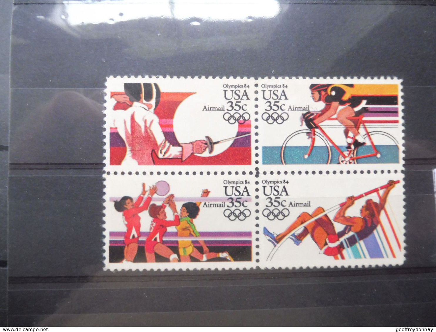 Usa Etats Unis Amerique America Sports Sporten Sport Pa Aero 103/106 Mnh Neuf ** - Verano 1984: Los Angeles