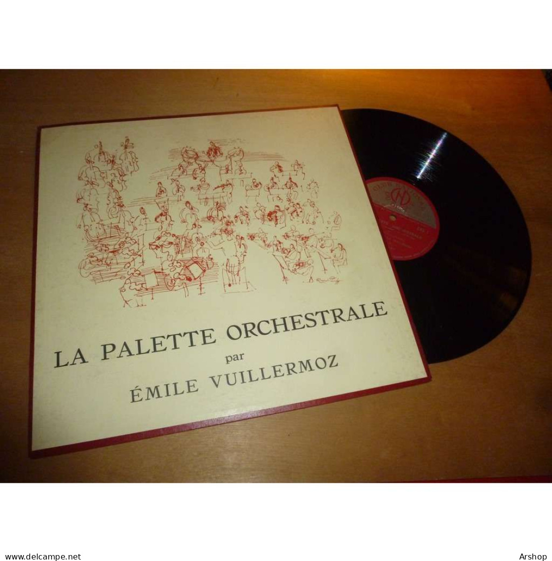 EMILE VUILLERMOZ La Palette Orchestrale CLUB NATIONAL DU DISQUE CND 1 - France Lp - Clásica