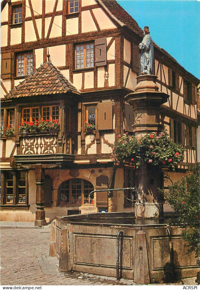 68 Turckheim Fontaines Et Ses Vieilles Maisons Fleuries N° 48 \MM5011 - Turckheim