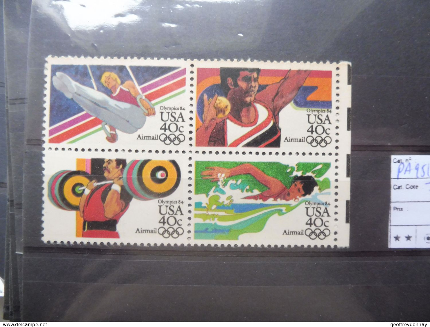 Usa Etats Unis Amerique America Sports Sporten Sport Pa Aero 95/98 Mnh Neuf ** 1984 - Sommer 1984: Los Angeles