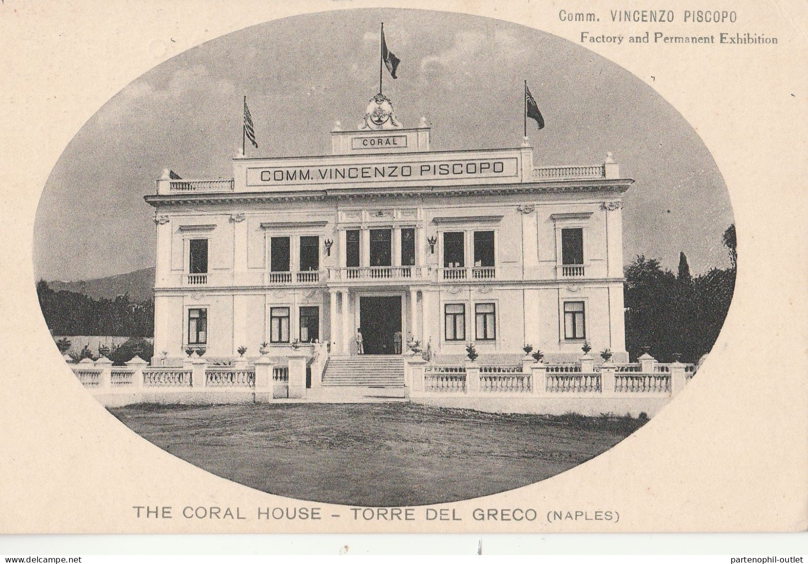 Cartolina - Postcard /  Non Viaggiata /  Torre Del Greco - The Coral House - Torre Del Greco