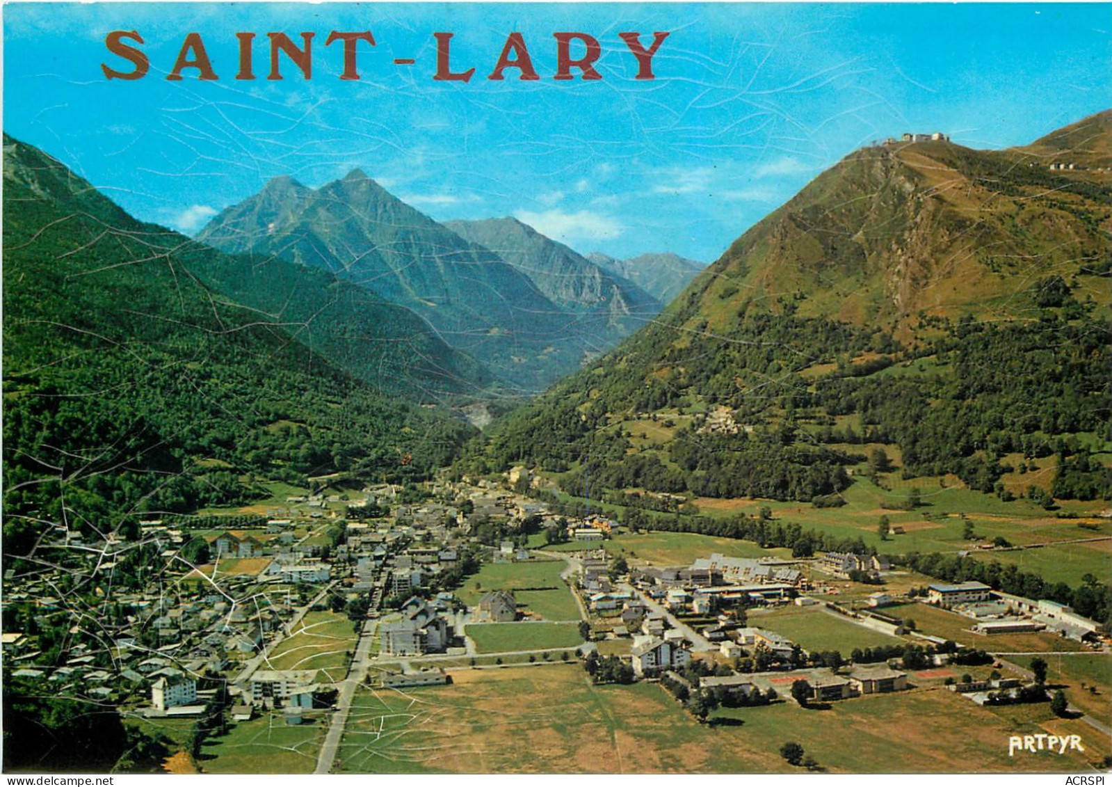 65  Vallée D'aure  Saint Lary  Vue Générale Le Pla D'adet Et Le Pic D'aret   N° 31\MM5051 - Vielle Aure