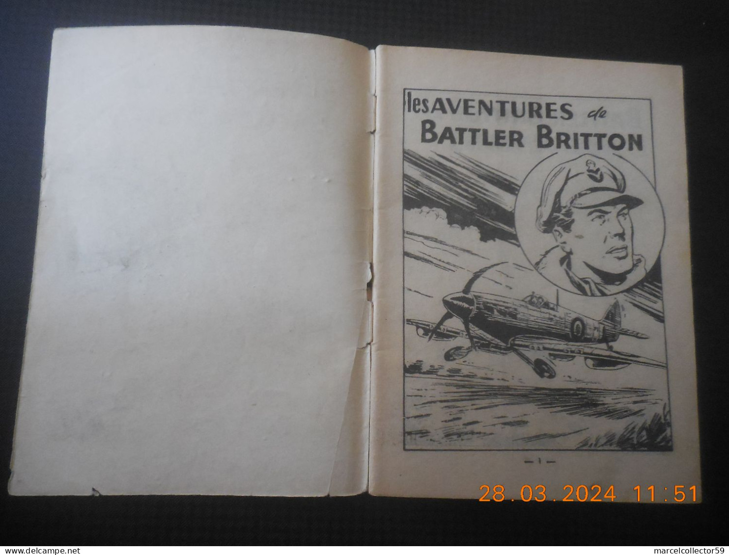 Battler Britton N°12 Année 1959 Be - Petit Format