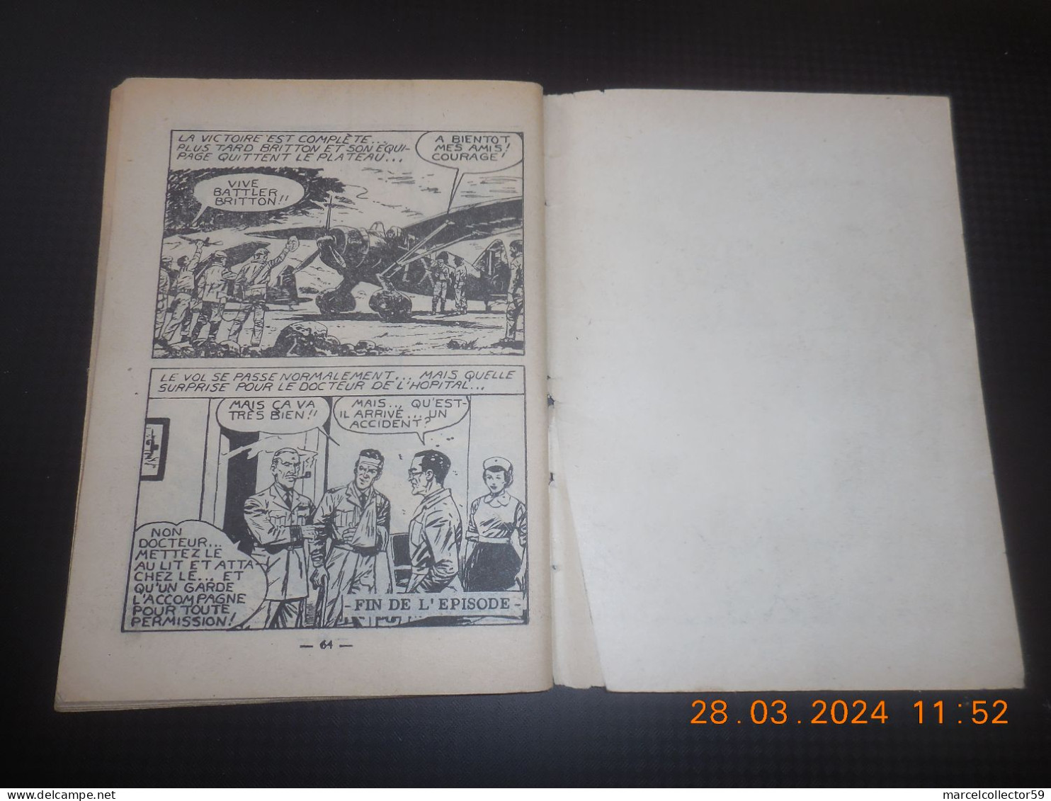 Battler Britton N°12 Année 1959 Be - Petit Format