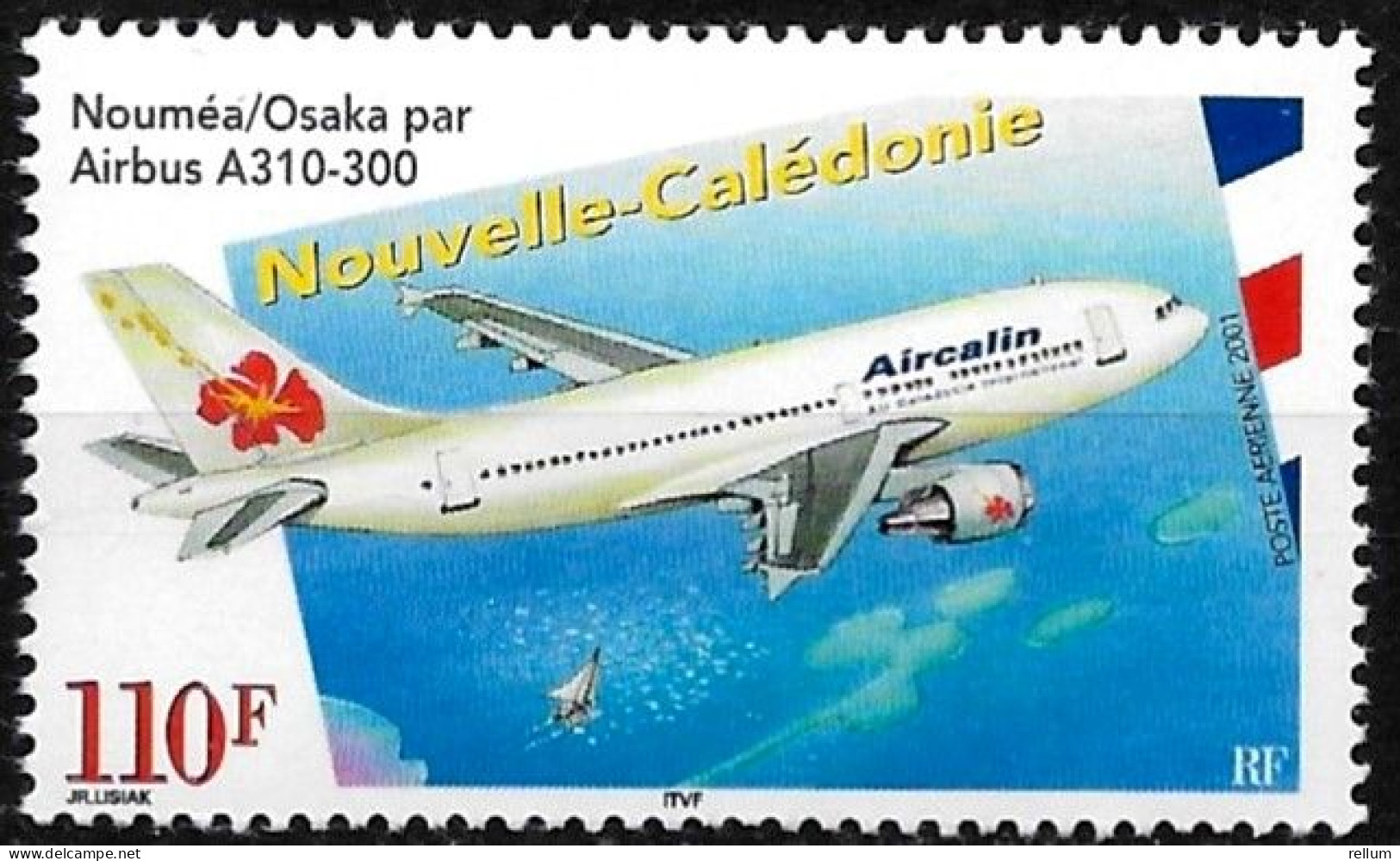 Nouvelle Calédonie 2001 - Yvert Nr. PA 349 - Michel Nr. 1245 ** - Unused Stamps