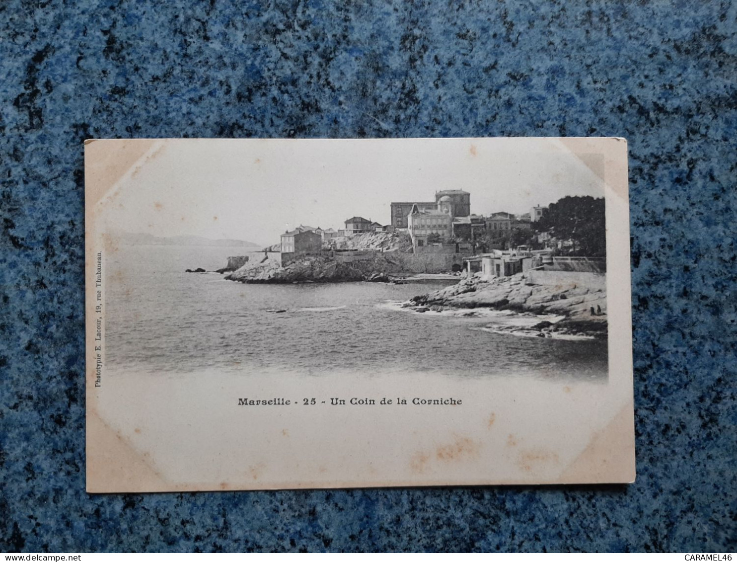 CPA  -  25  -  MARSEILLE  - UN COIN DE LA CORNICHE - Château D'If, Frioul, Iles ...