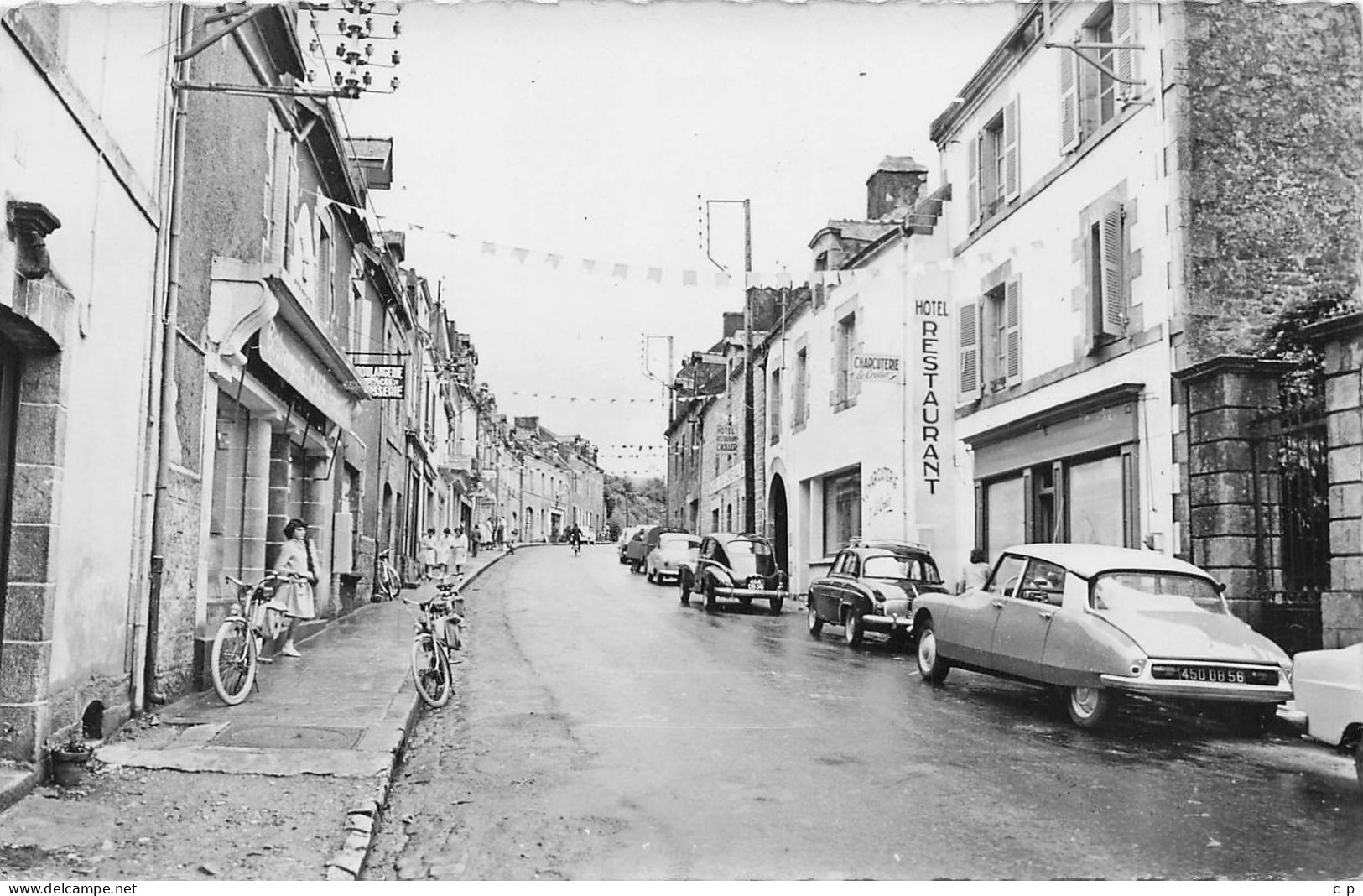 Baud -  Automobile - DS - Rue De Pontivy - CPSM °J - Baud