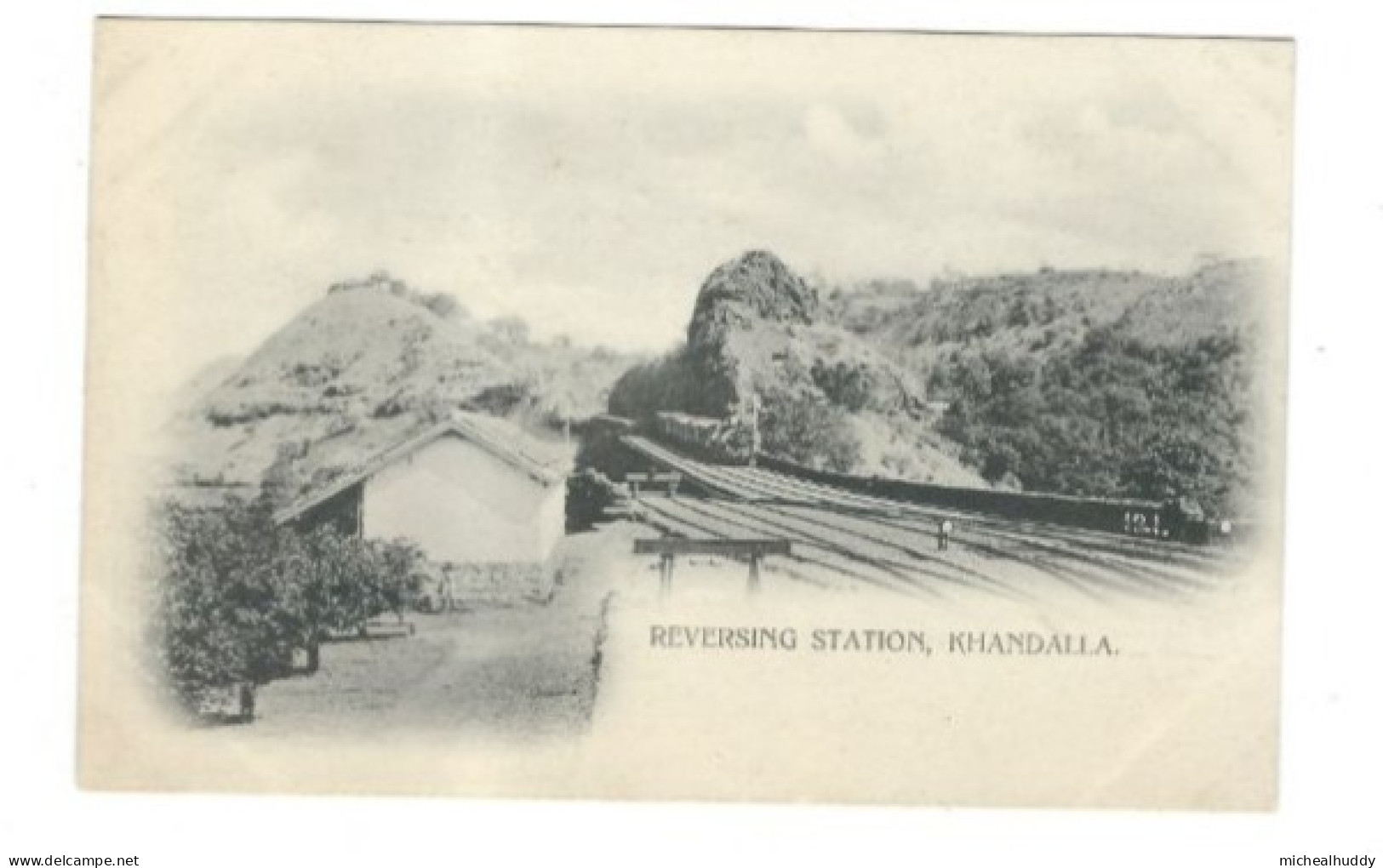 POSTCARD UNDIVED BACK   REVERSING STATION KHANDALLA - Stazioni Senza Treni