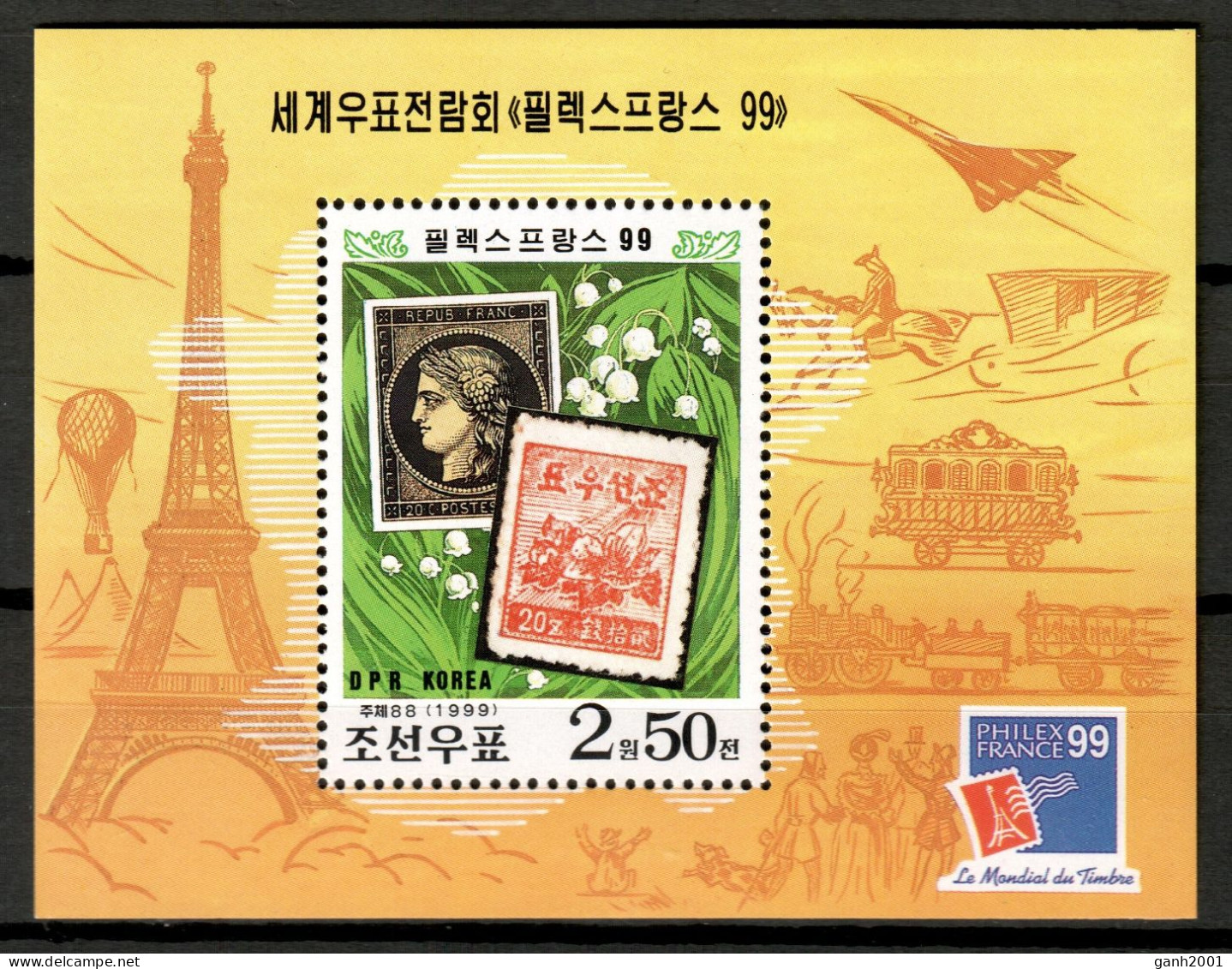Korea North 1999 Corea / Stamps On Stamps MNH Sellos Sobre Sellos / Ly31  7-34 - Timbres Sur Timbres